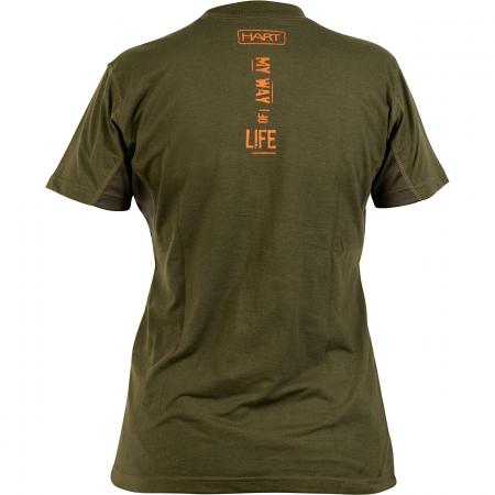  Branded Roe Deer T-Shirt Damen (Dunkeloliv)