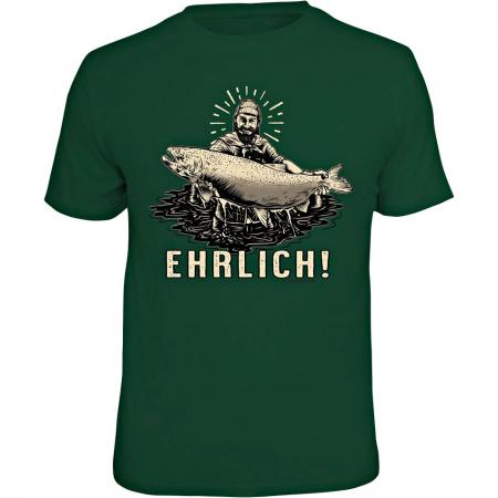 Rahmenlos "Guter Fang - Ehrlich" T-Shirt Unisex (Grün)
