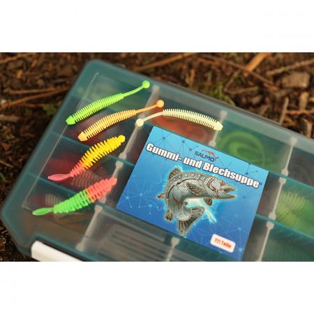 Salmo Köderkiste "Gummi- und Blechsuppe"