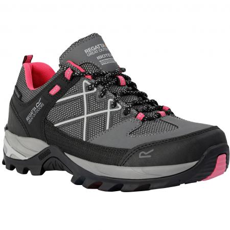  Samaris III Low Wanderschuhe Damen (Dark Steel / Pink Potion)