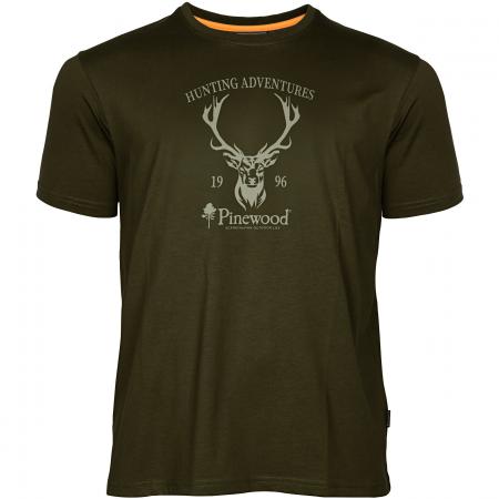  Red Deer T-Shirt For Men (Green)