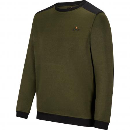 il Lago Prestige Pullover Björn Herren (Oliv/Schwarz)
