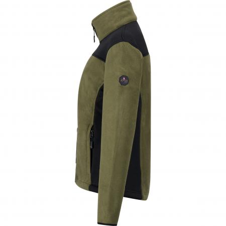 il Lago Sie Fleecejacke Amira Damen (Oliv/Schwarz)