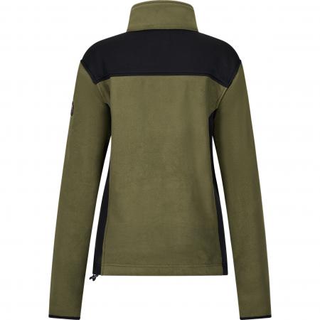 il Lago Sie Fleecejacke Amira Damen (Oliv/Schwarz)