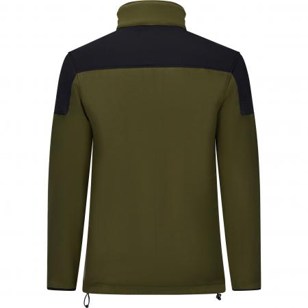  Fleecejacke Rouven Herren (Oliv/Schwarz)