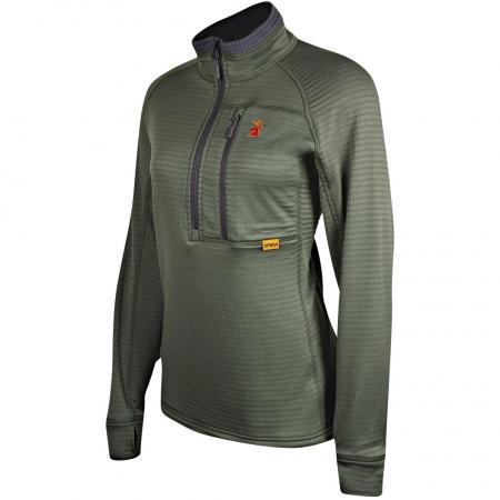  Gridfleece Top Damen (Performance Olive)