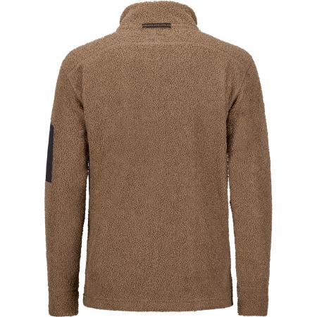  Teddyfleece-Jacke Tammo Herren (Braun/Schwarz)
