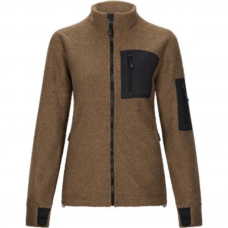  Teddyjacke Levina Damen (Braun/Schwarz)