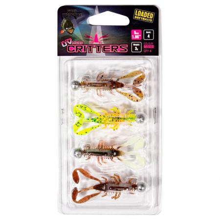 Ultra UV Micro Critter Mixed Colour Loaded Lure Pack