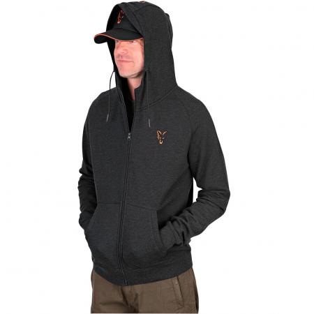  Collection LW Hoody Herren (Black/Orange)