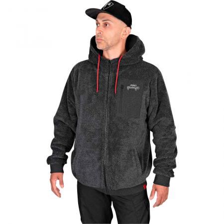  Reversible Sherpa Hoody Herren (Black)