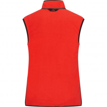 il Lago Prestige Teddyfleece-Weste Herren (Braun/Rot)
