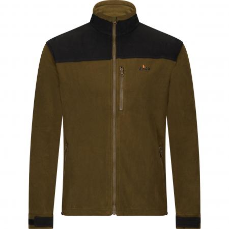  Fleecejacke Aiko Herren (Oliv/Schwarz)