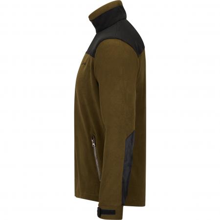 Fleecejacke Aiko Herren (Oliv/Schwarz)