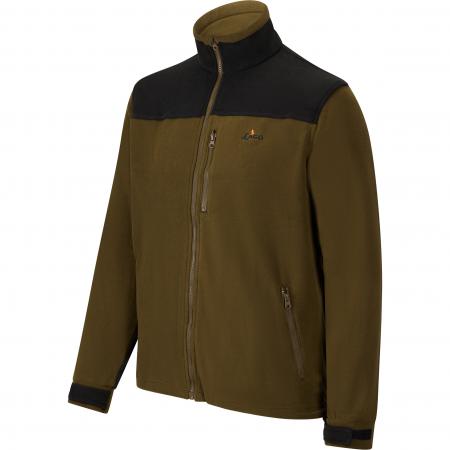  Fleecejacke Aiko Herren (Oliv/Schwarz)