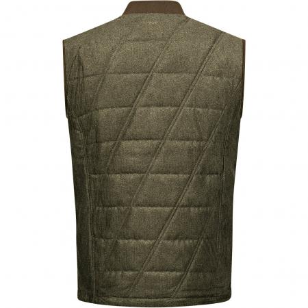  Vintage Weste Victor Herren (Olive Mélange/Schwarz)