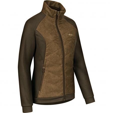  Fleece Jacke Kora Damen (Dunkelbraun)