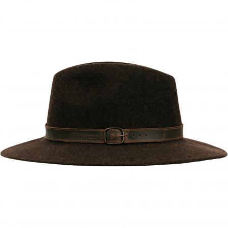  Traveller Hat Unisex (Dark Brown Mottled)