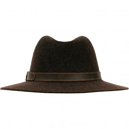  Traveller Hat Unisex (Dark Brown Mottled)