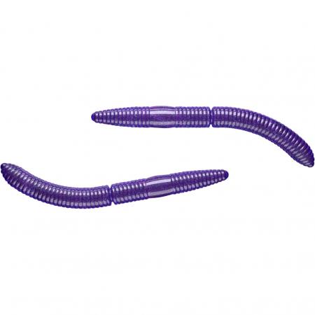  Fatty D´Worm (Purple White Glitter)