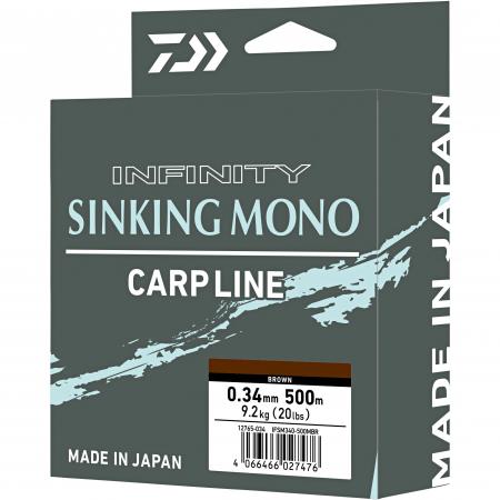 Daiwa Infinity Sinking Mono (Dunkel Oliv, 500 m)