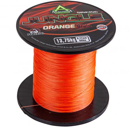  Jungle Orange Fast Sinking Braid (600 m)