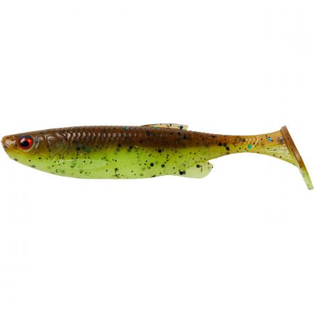  Fat Minnow T-Tail (Chartreuse Pumpkin)