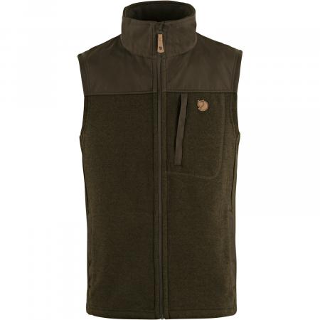  Singi Buck Fleece Vest M Herren (Dark Olive)