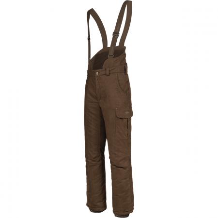  Matti Bib Suede Hose Herren (Dunkelbraun)