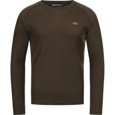  Merino Base Layer Roundneck Jonar Herren (Dunkelbraun)