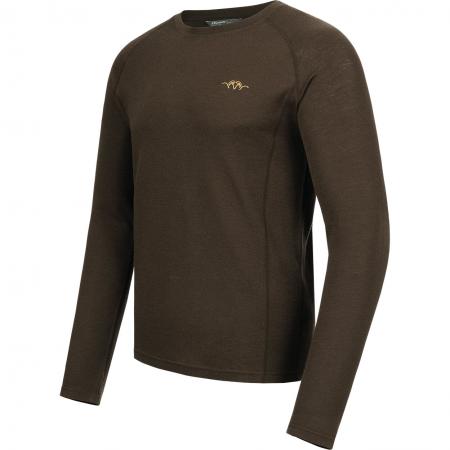  Merino Base Layer Roundneck Jonar Herren (Dunkelbraun)