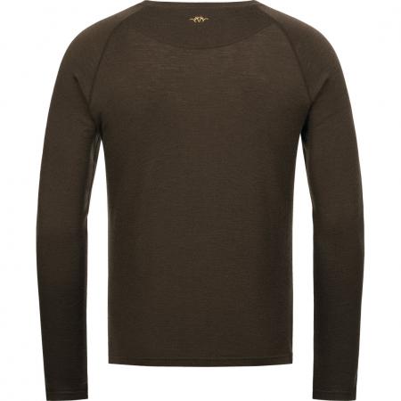  Merino Base Layer Roundneck Jonar Herren (Dunkelbraun)