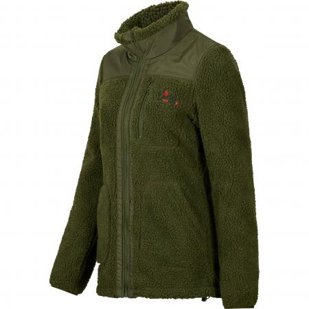 il Lago Red Level Faserpelzjacke Cumbria Damen, beheizbar (Oliv)