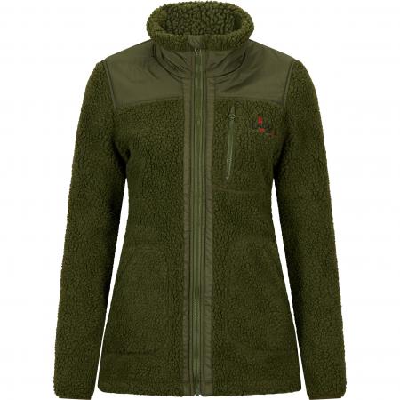 il Lago Red Level Faserpelzjacke Cumbria Damen, beheizbar (Oliv)