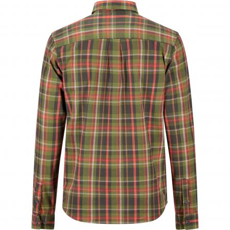  Oberhemd Toronto Herren (Oliv/Rot)