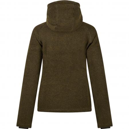 il Lago Sie Membran Lodenfleece-Jacke Geo Pro Damen (Oliv)