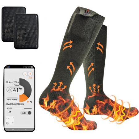 il Lago Red Level Heizsocken Flex Pro X Unisex (Oliv)