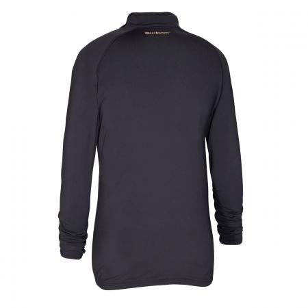 Heat Unterhemd, mit Reißverschluss (Black)