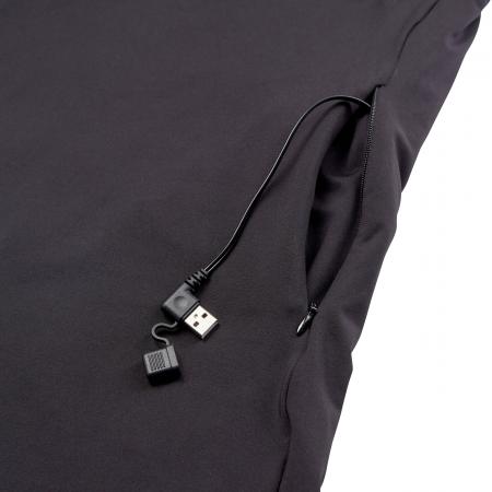 Heat Unterhemd, mit Reißverschluss (Black)