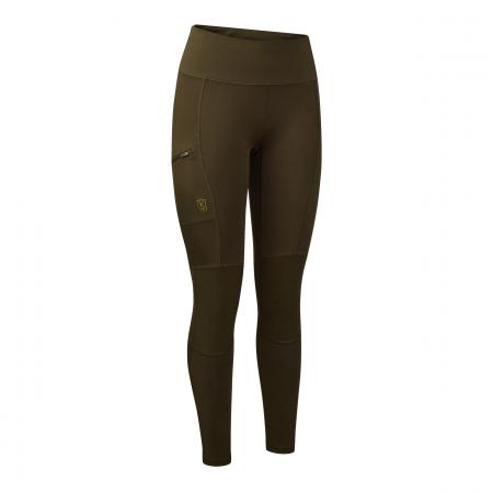 Deerhunter Lady Tights Damen, mit Verstärkung (Art Green)