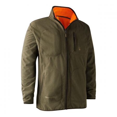  Gamekeeper Bonded Fleecejacke Herren, wendbar (Orange)