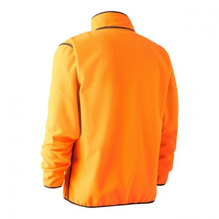  Gamekeeper Bonded Fleecejacke Herren, wendbar (Orange)