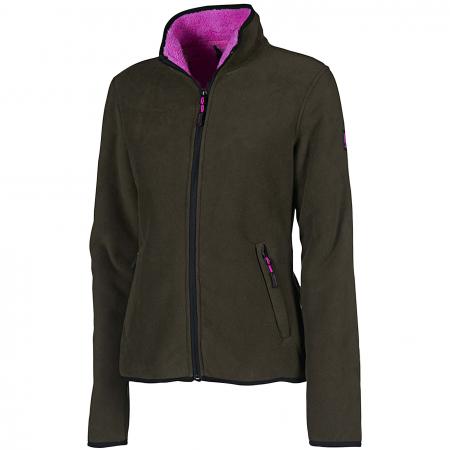 Univers Dubbed Fleece Hunting Jacket Damen (Oliv/Pink)