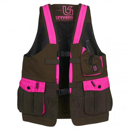 Univers Microfiber U-Tex Hunting Vest Damen (Oliv/Pink)