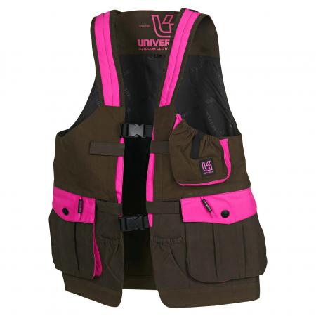Univers Microfiber U-Tex Hunting Vest Damen (Oliv/Pink)