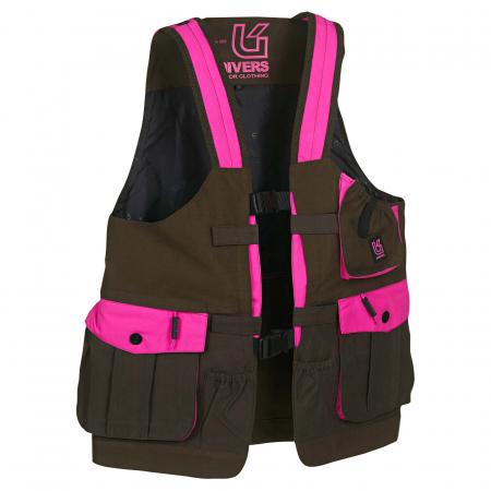 Univers Microfiber U-Tex Hunting Vest Damen (Oliv/Pink)