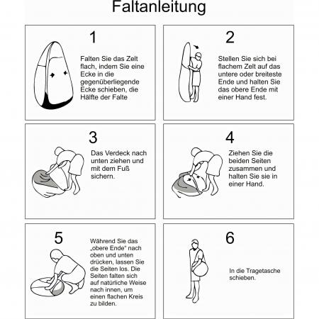 Kogha Wetterschutz-/Toilettenzelt