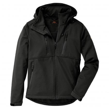  Funktionsjacke Shawk Herren (Schwarz)