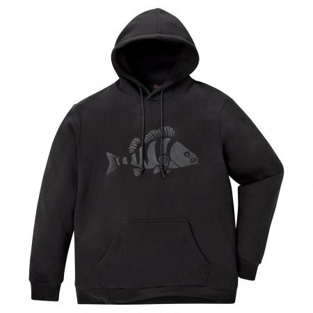 il Lago Prestige Catch & Wear Hoodie "Barsch" Herren (Schwarz)