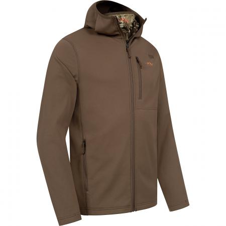  Drain FZ Hoody Herren (Dunkelbraun)
